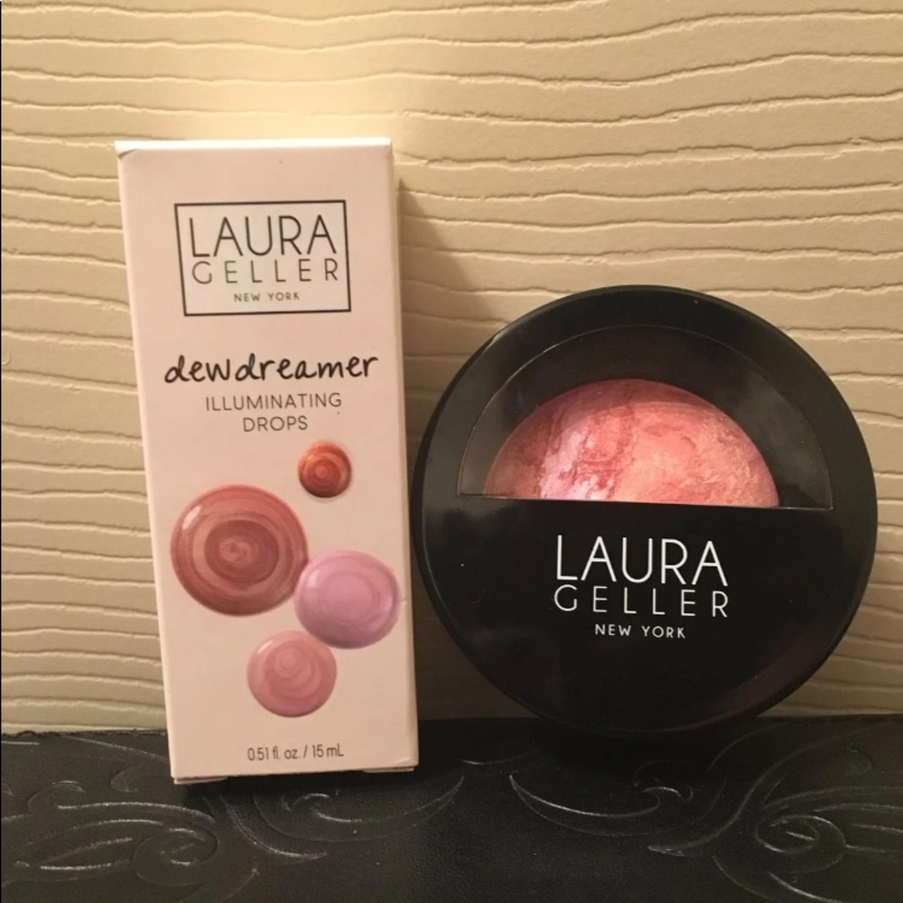 Brand new Laura Geller Blush and Dewdreamer drops